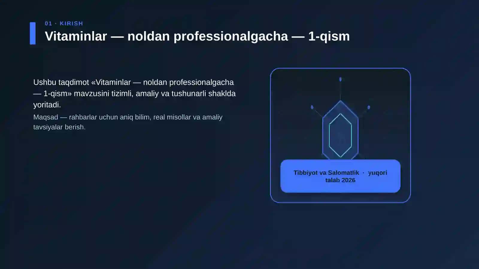 Vitaminlar — noldan professionalgacha — 1-qism 3