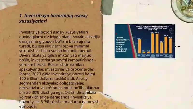Investitsiya bozori va uni shakllantirish muammolari 3