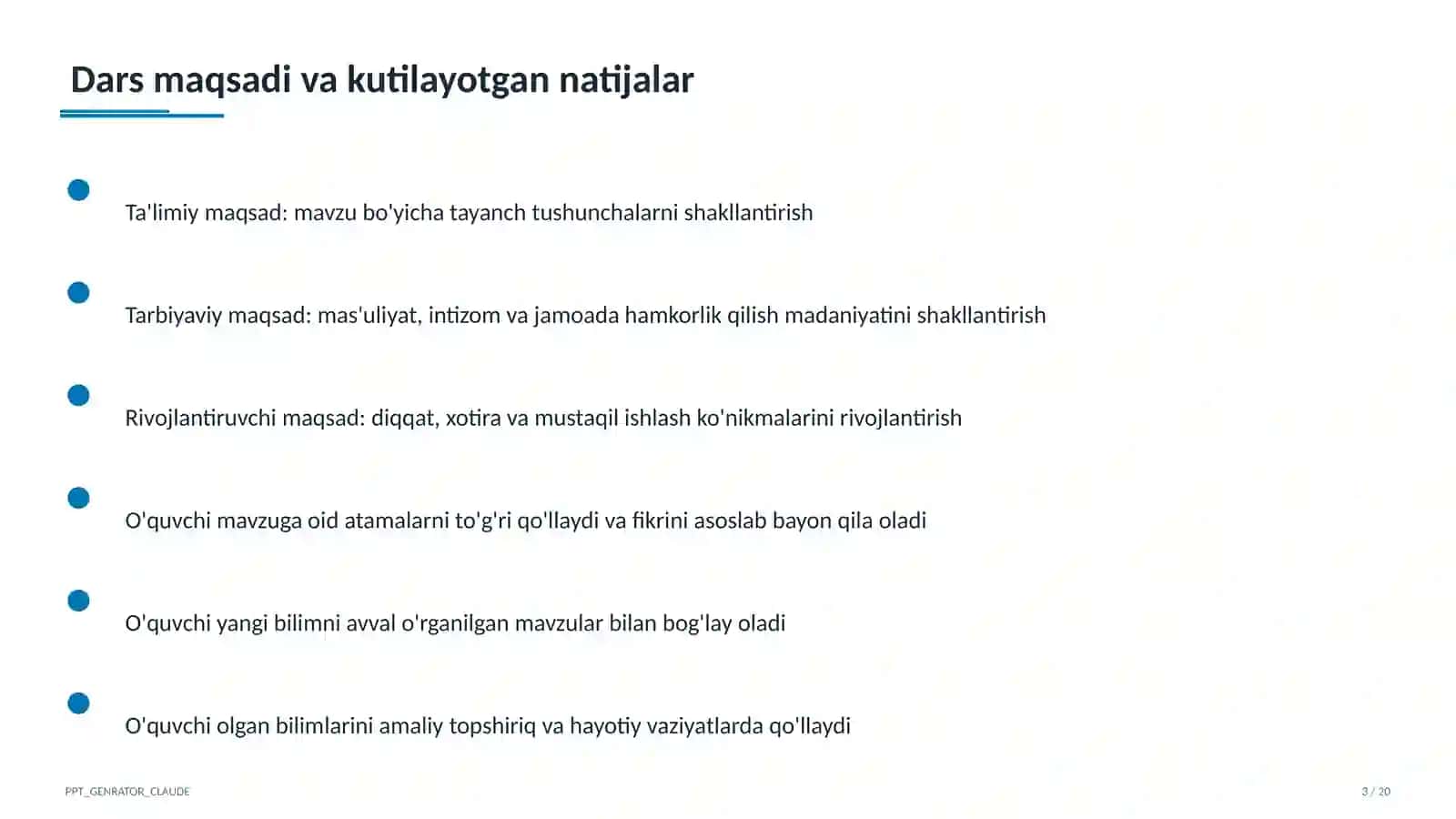 Natural ko'rsatkichli daraja va uning xossalari (7-sinf) 3