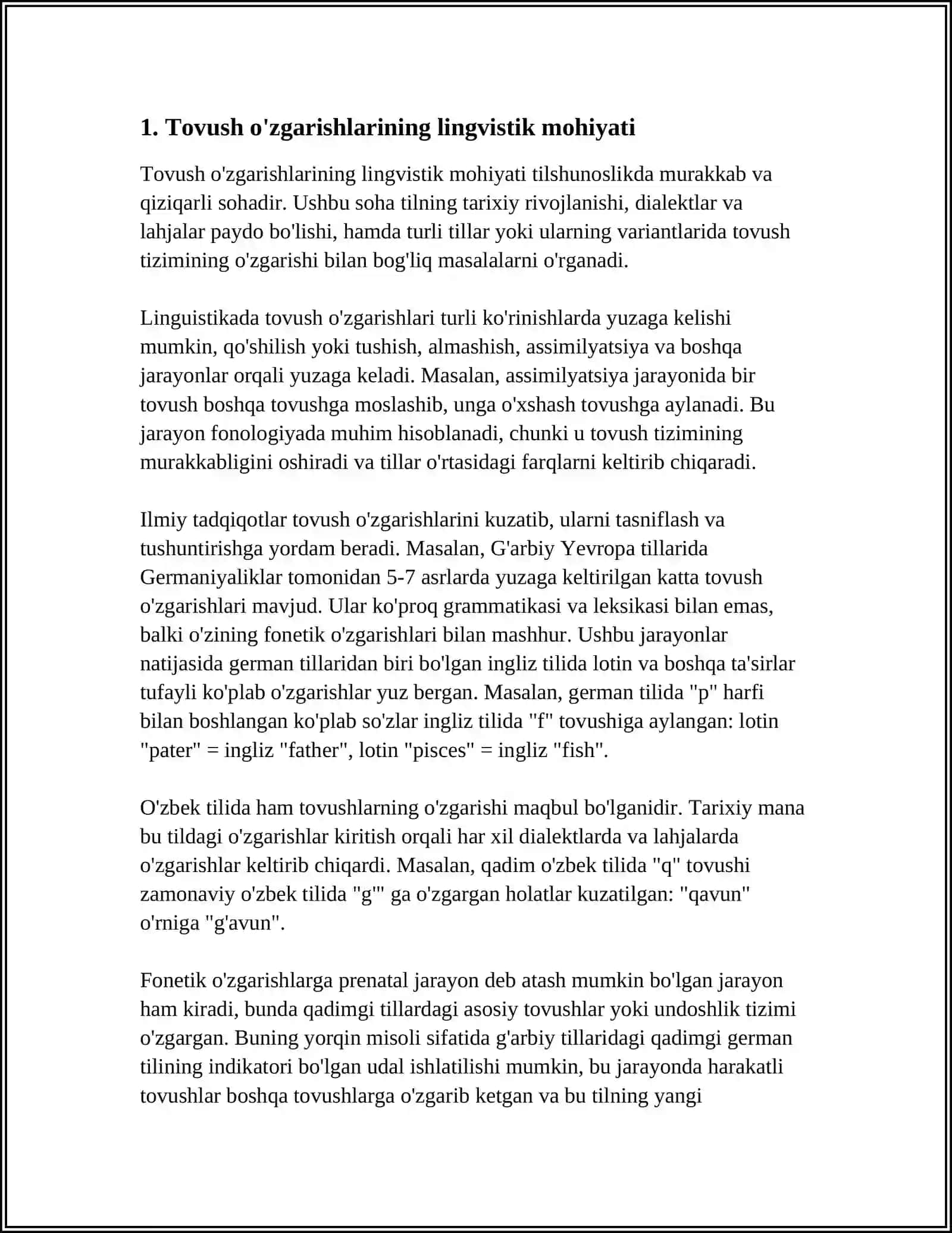 TOVUSHLARNING NUTQDAGI KOMBINATOR VA POZITSION OʻZGARISHLARI 3