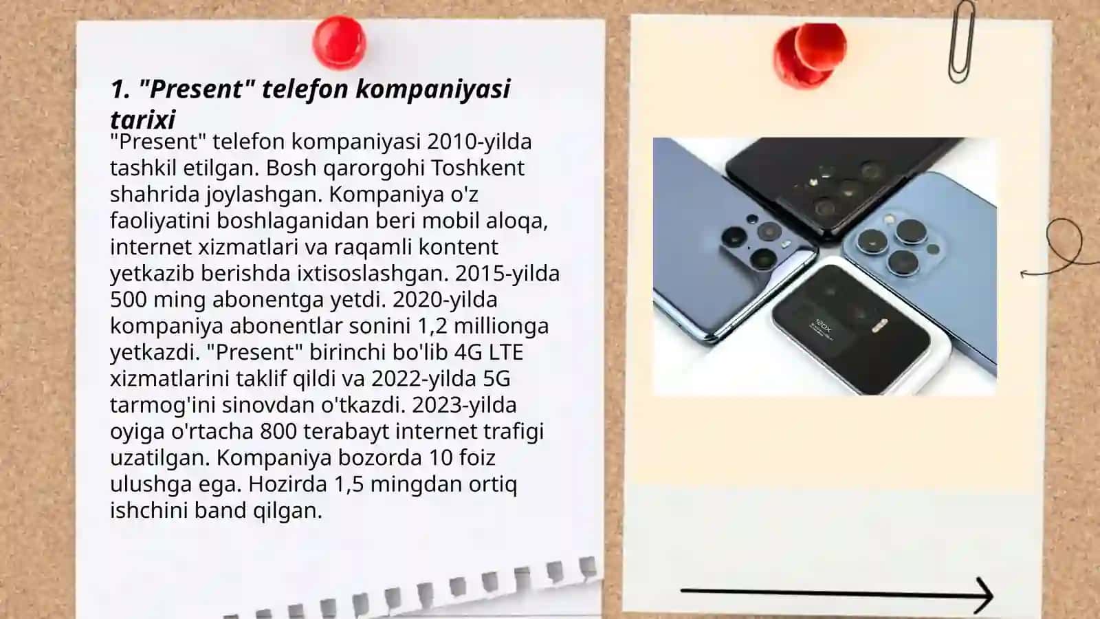 "Present" telefon kompaniyasi tarixi 3
