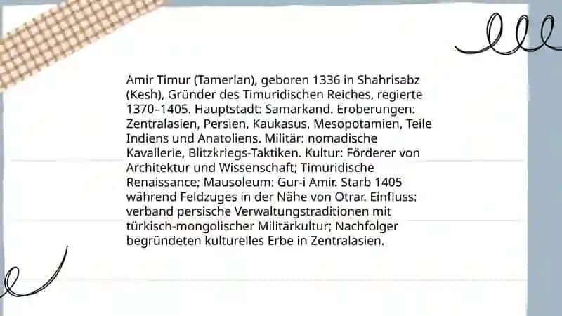 Amir Timur (Tamerlan) 3