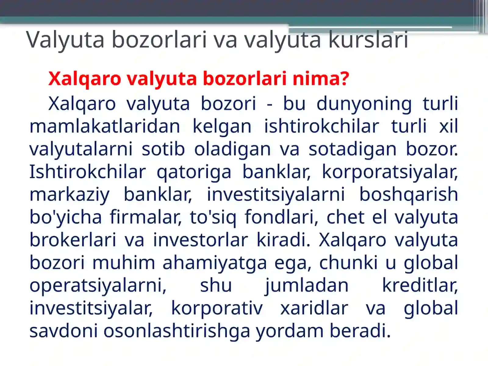 Moliyaviy menejmentning xalqaro jihatlari 3