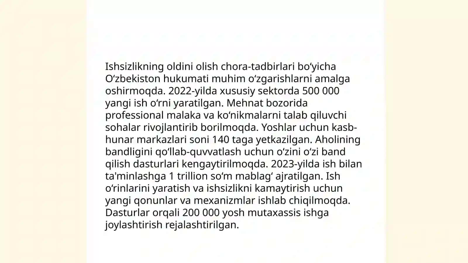 Ishsizlikning oldini olish, inflyatsiya va antinflyatsion siyosat 3