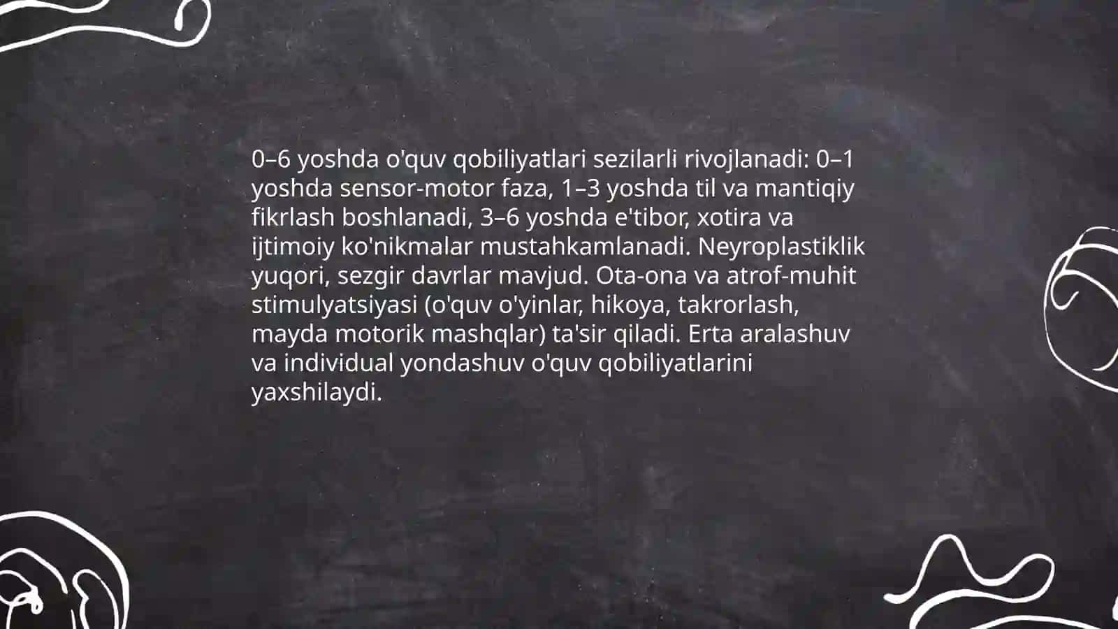 O'quv qobiliyatlari rivojlantirishning yoshga bog 'liq xususiyatlari 3