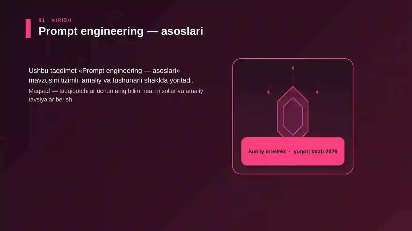 Prompt engineering — asoslari 3