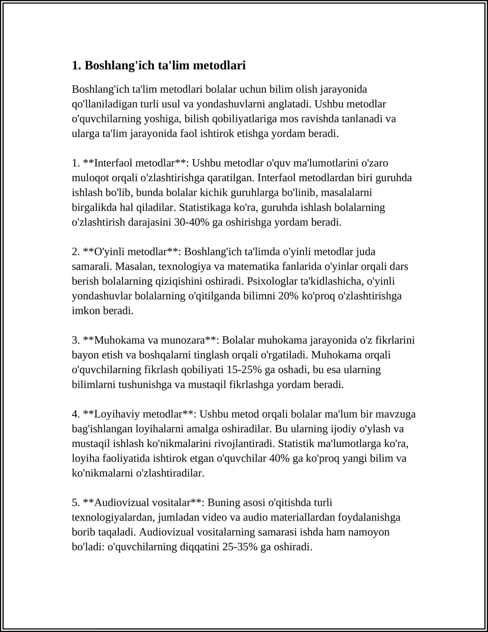 UNVERSITY OF BUSSINES ANDA SCINSCE BOSHLANGʻICH TAʼLIM 3