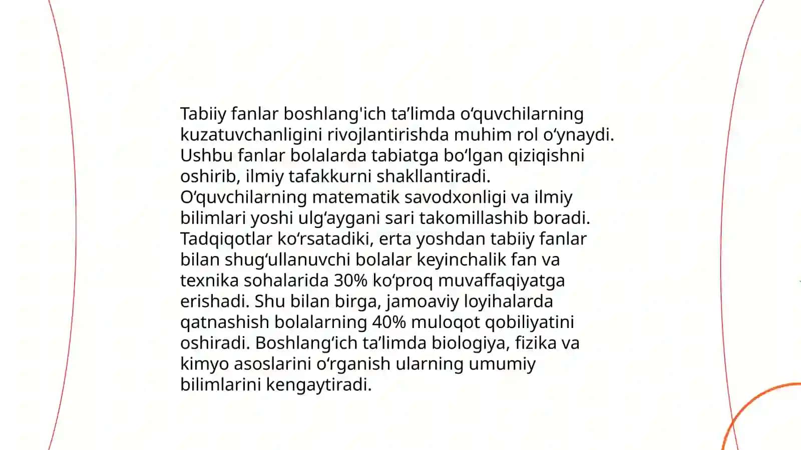 Boshlang'ich ta'lim tabiiy fanlarining ta'limiy-tarbiyaviy vazifalari 3