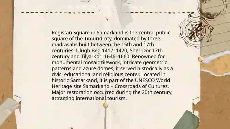 Sightseeing of Uzbekistan 3