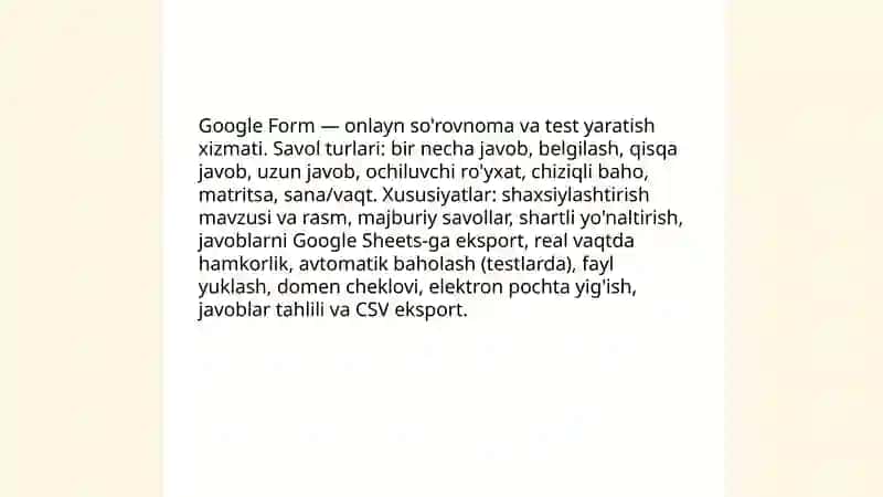 Google Form 3