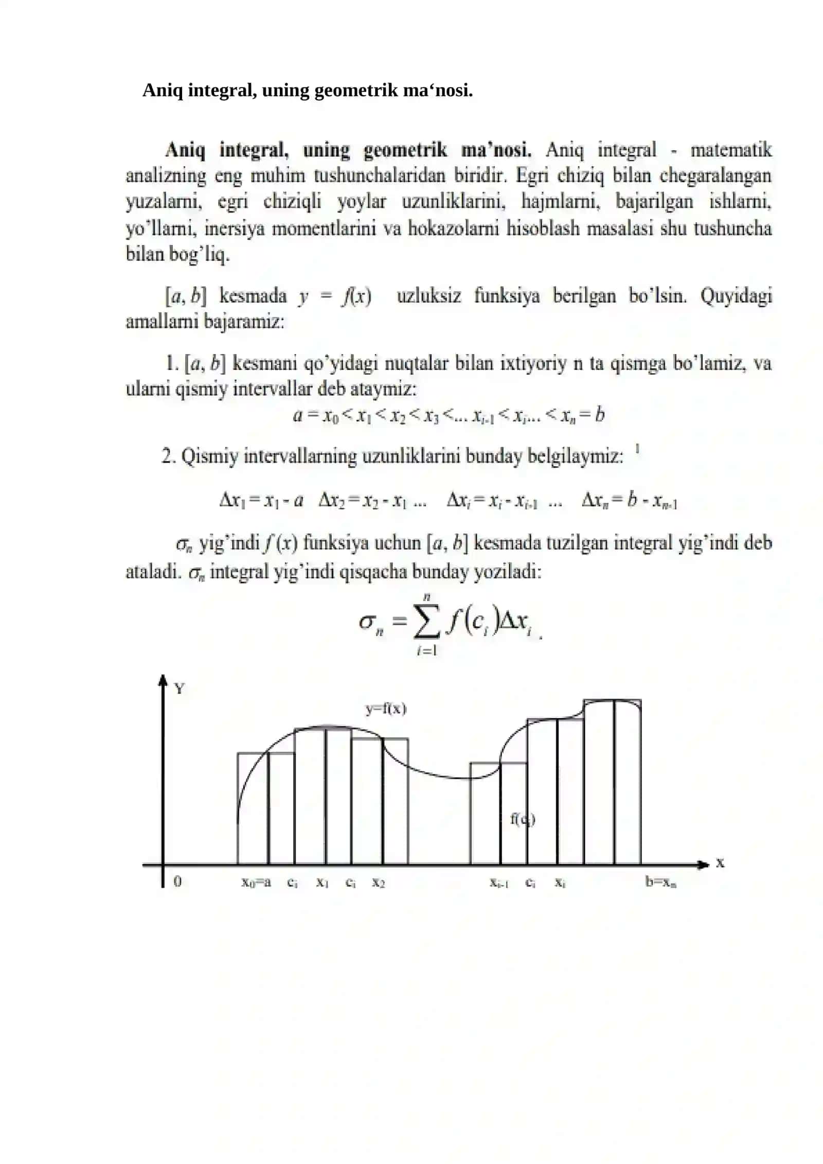 Aniq integral 3