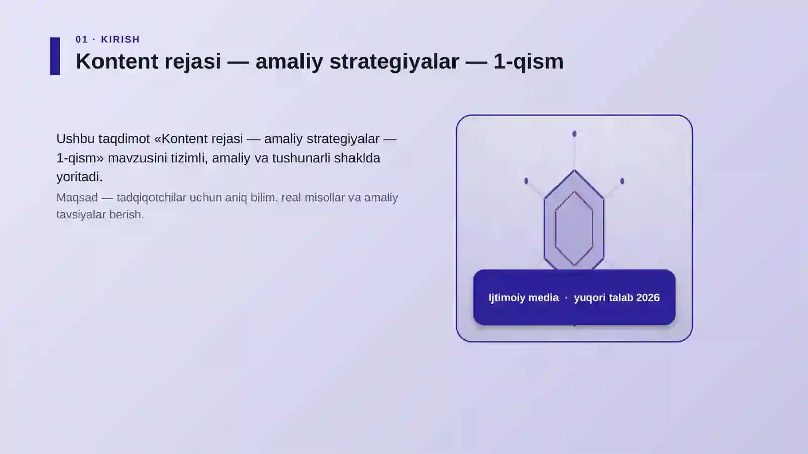 Kontent rejasi — amaliy strategiyalar — 1-qism 3