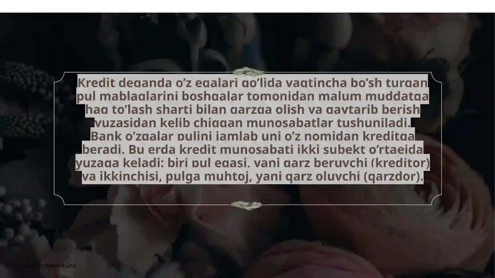 Kredit,uningehtiyojlarifunksiyasishakllarivaturlari 3