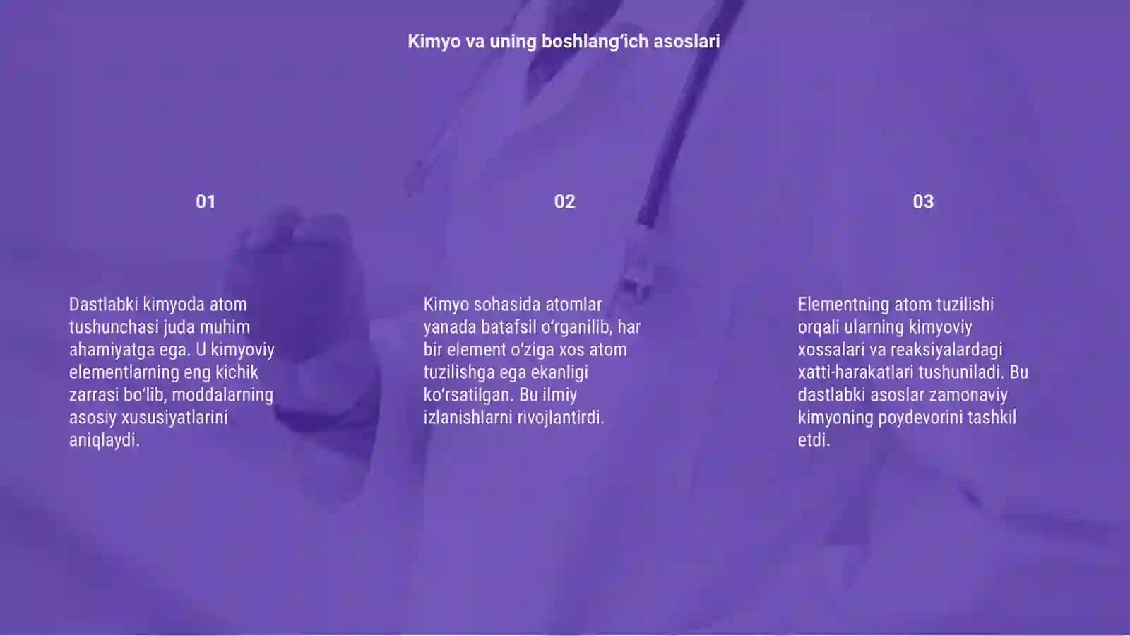Dastlabki kimyoda element atom tushunchalari 3