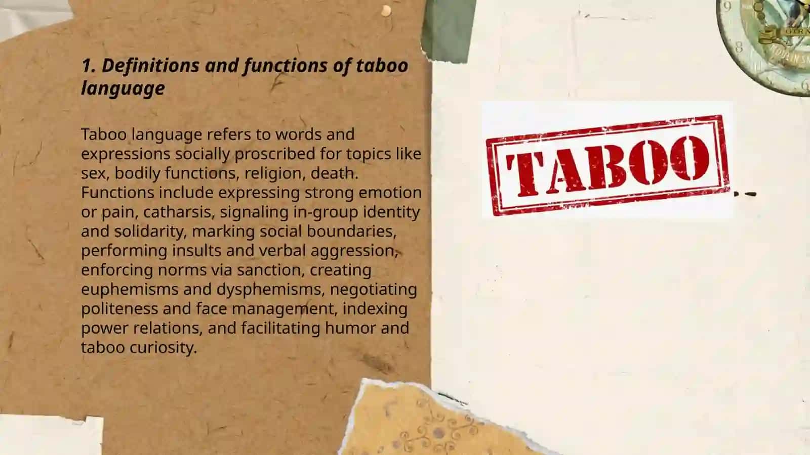 Taboo languageEuphemisms Cultural Politeness 3