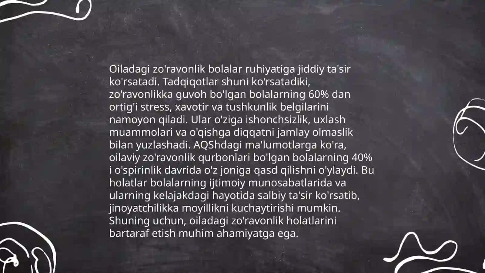 Oiladagi Zo'ravonlik va Bolalar Ruhiyatiga Ta'sir 3