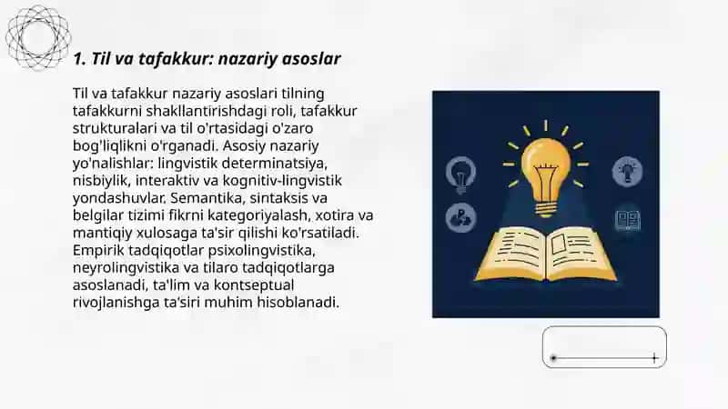 Til va tafakkur: nazariy asoslar 3