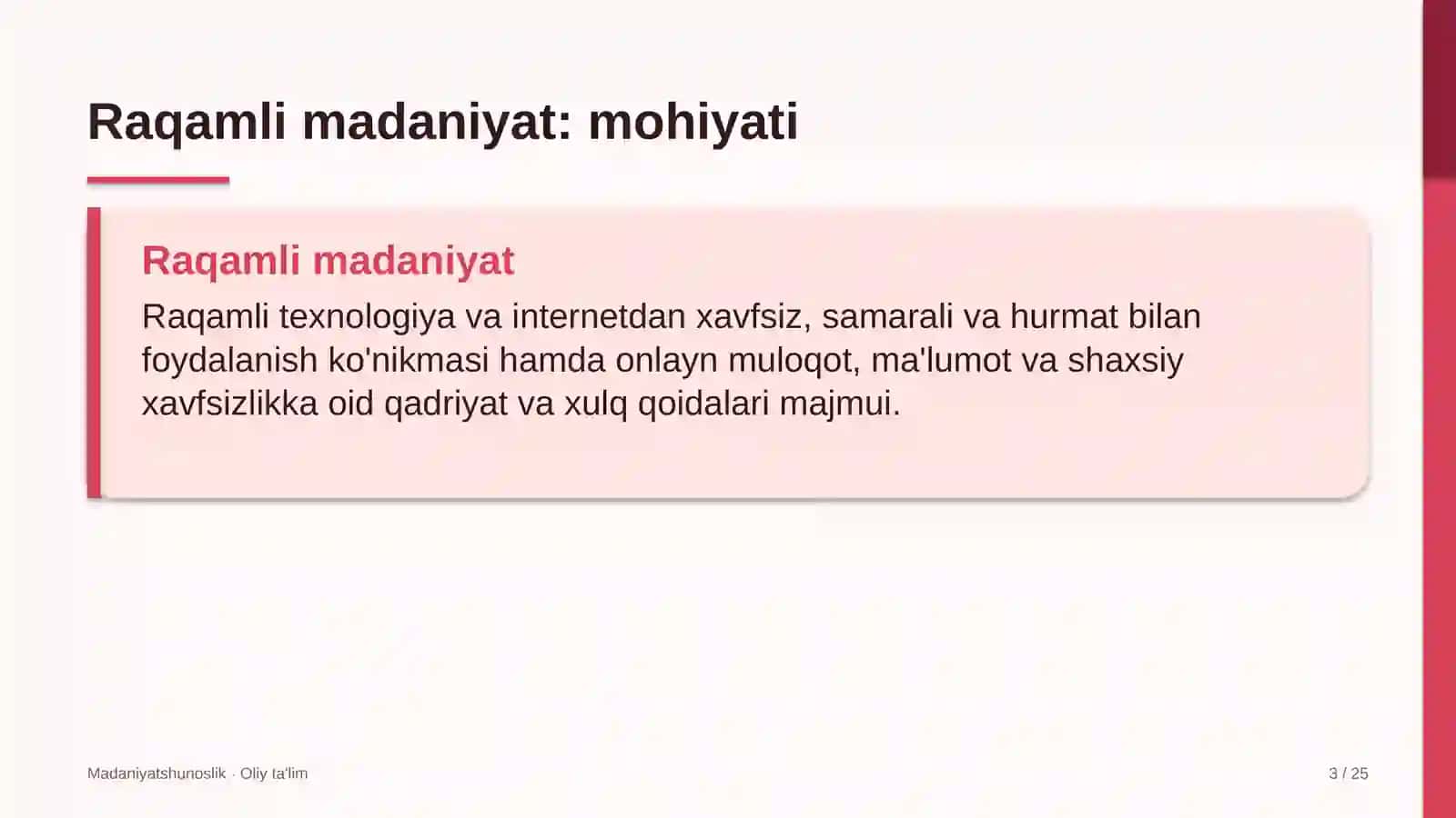 reanimatsiya bo'limlarida raqamli madaniyat 8185 3