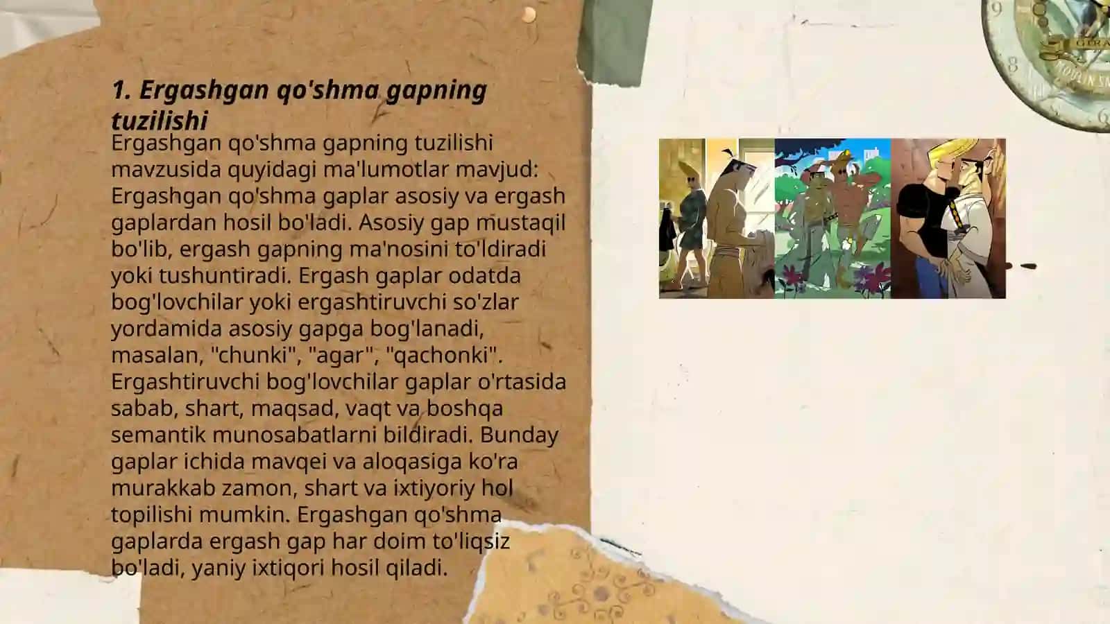 Ergashgan qo'shma gap 3