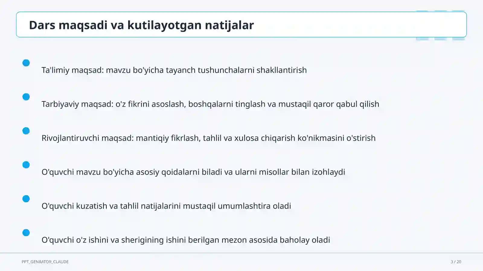O'zbek tilining davlat tili sifatidagi mavqei (11-sinf) 3