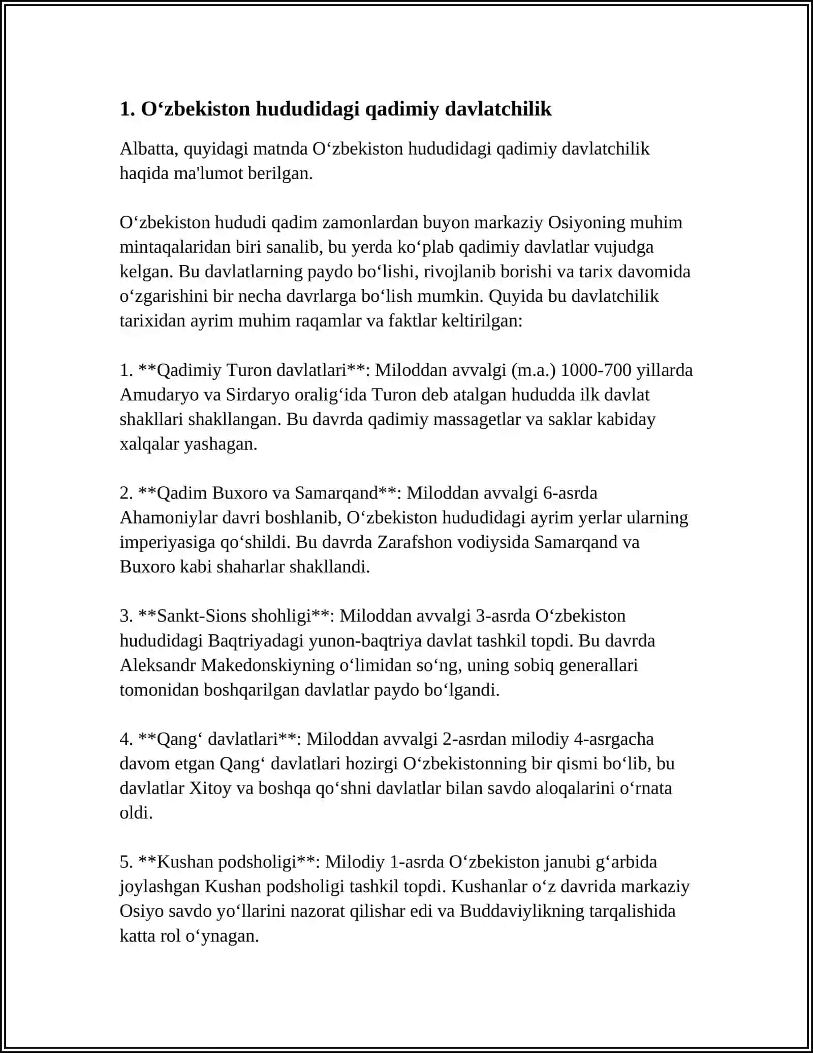 O'zbekistoni Yagi Tarihi 3