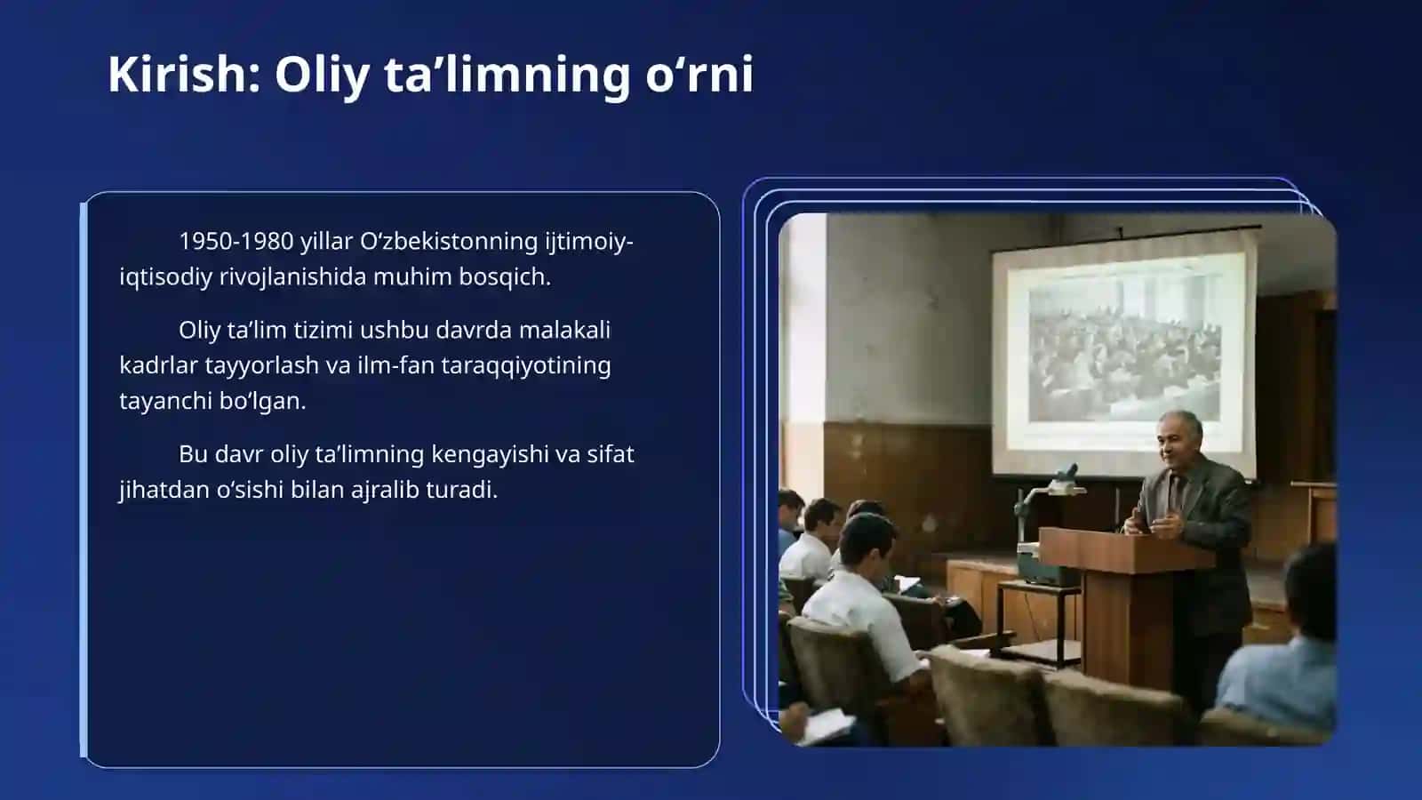 1950-1980 yillarda Oʻzbekistonda oliy taʼlim 3