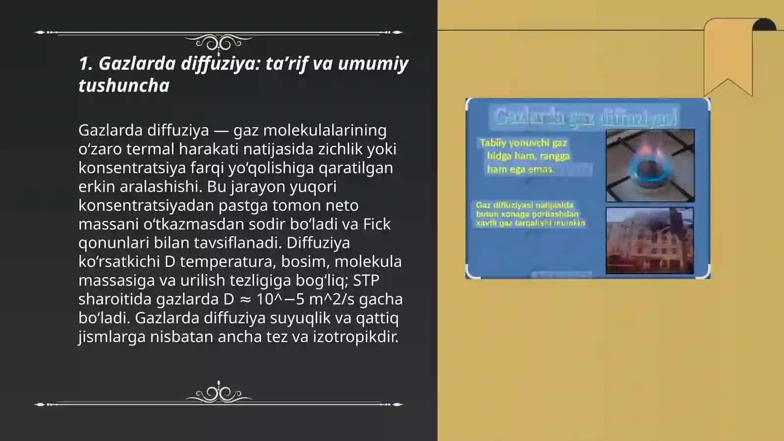 Gazlarda diffuziya 3
