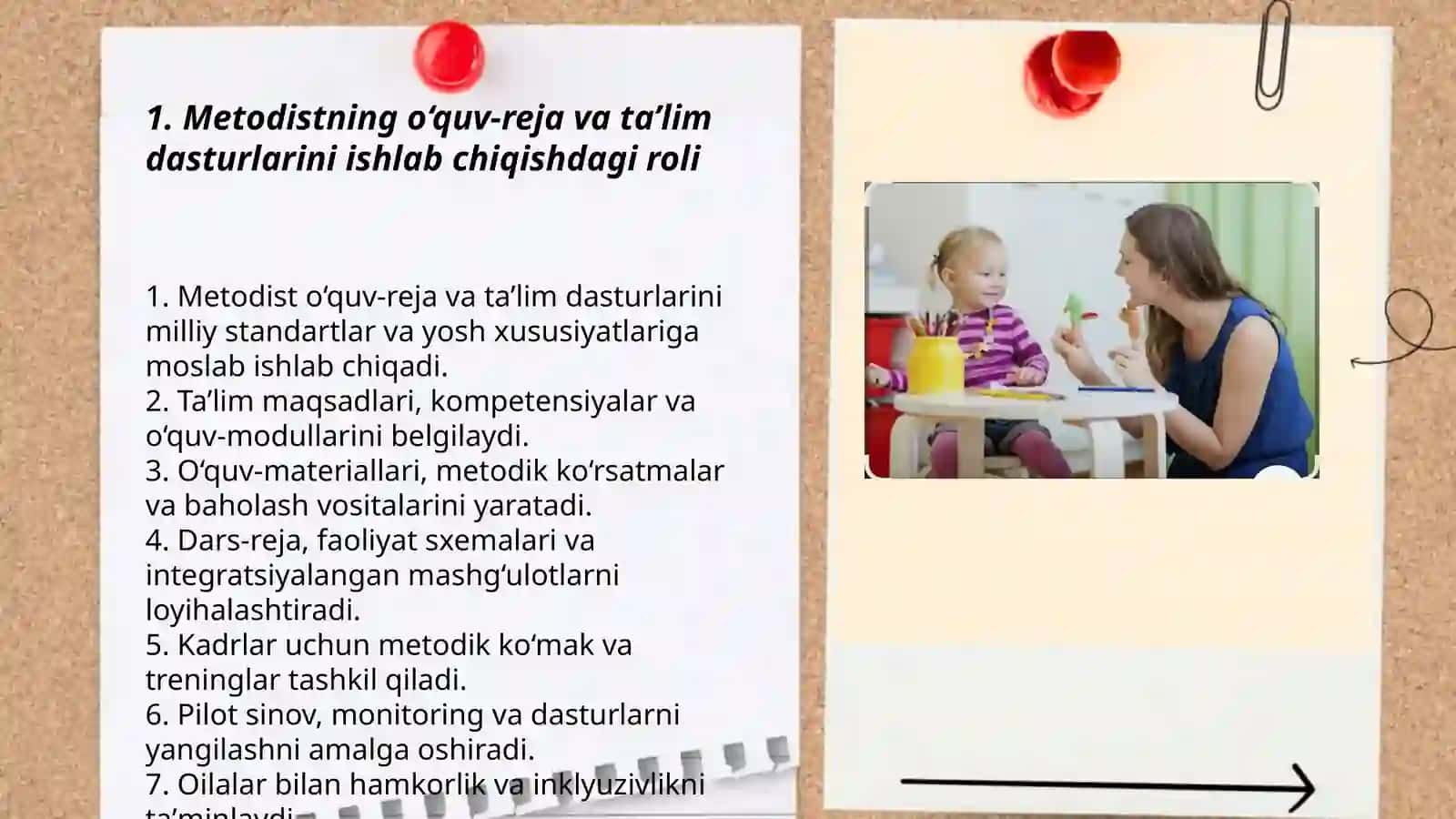 Metodistning o‘quv-reja va ta’lim dasturlarini ishlab chiqishdagi roli 3