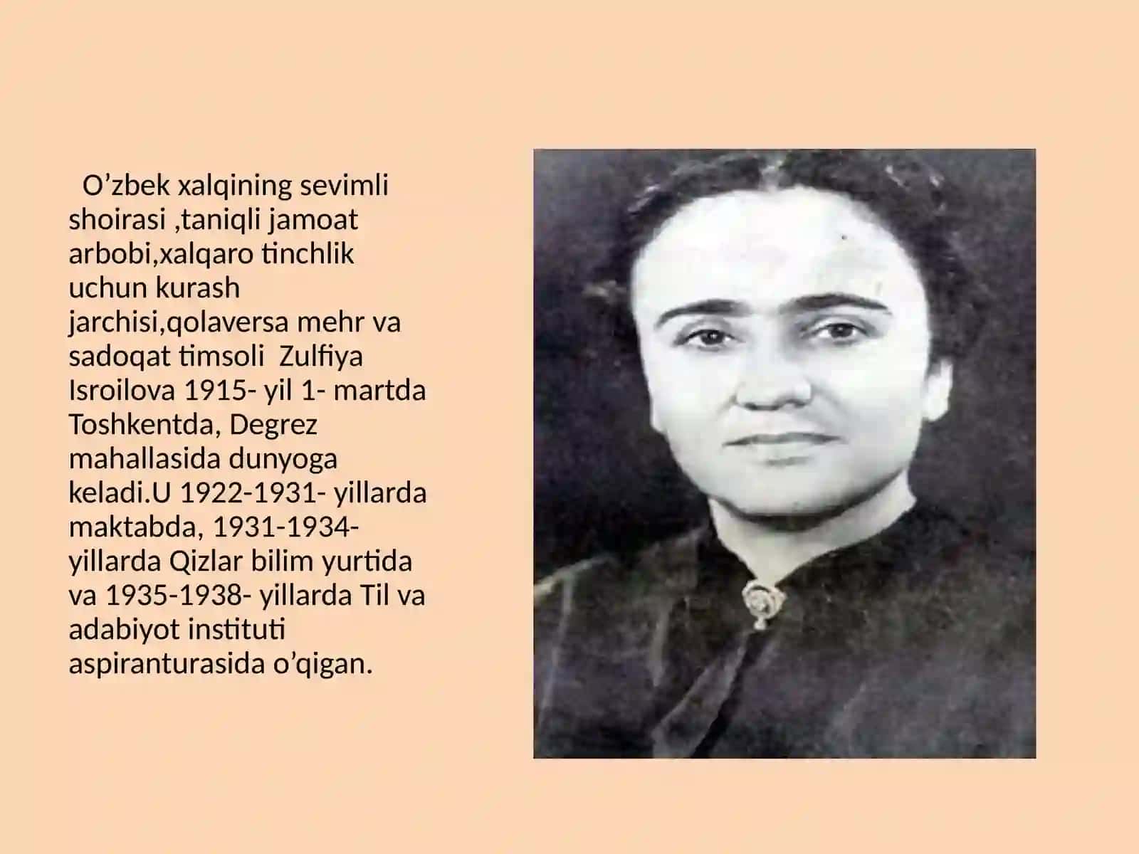 Zulfiyaxonim hayoti va ijodi 3