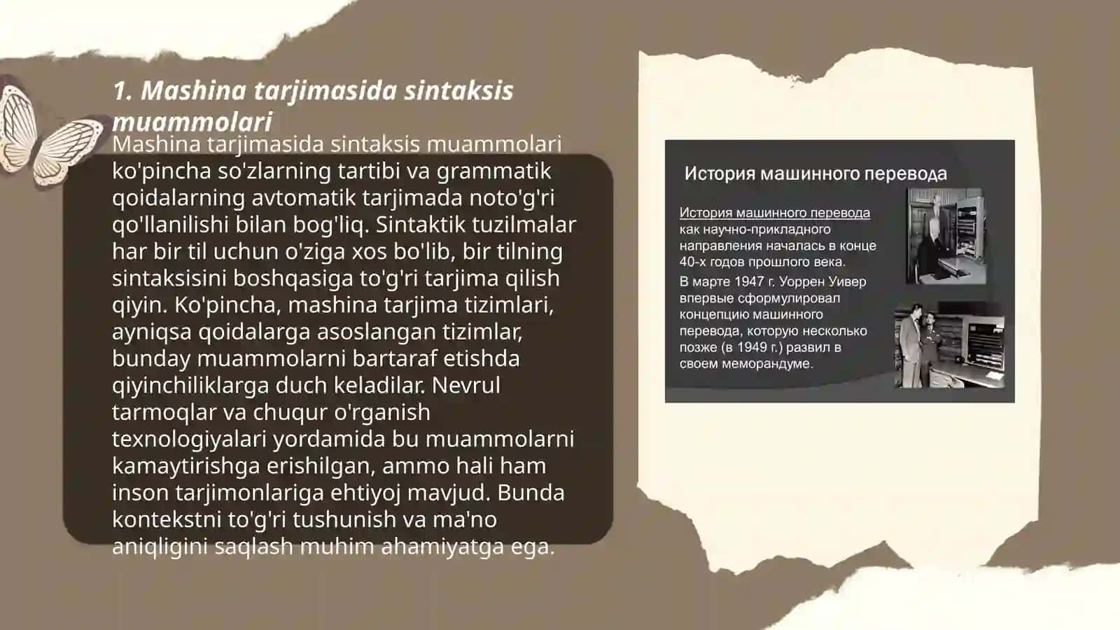 Mashina tarjimasining lingvistik muammolari 3