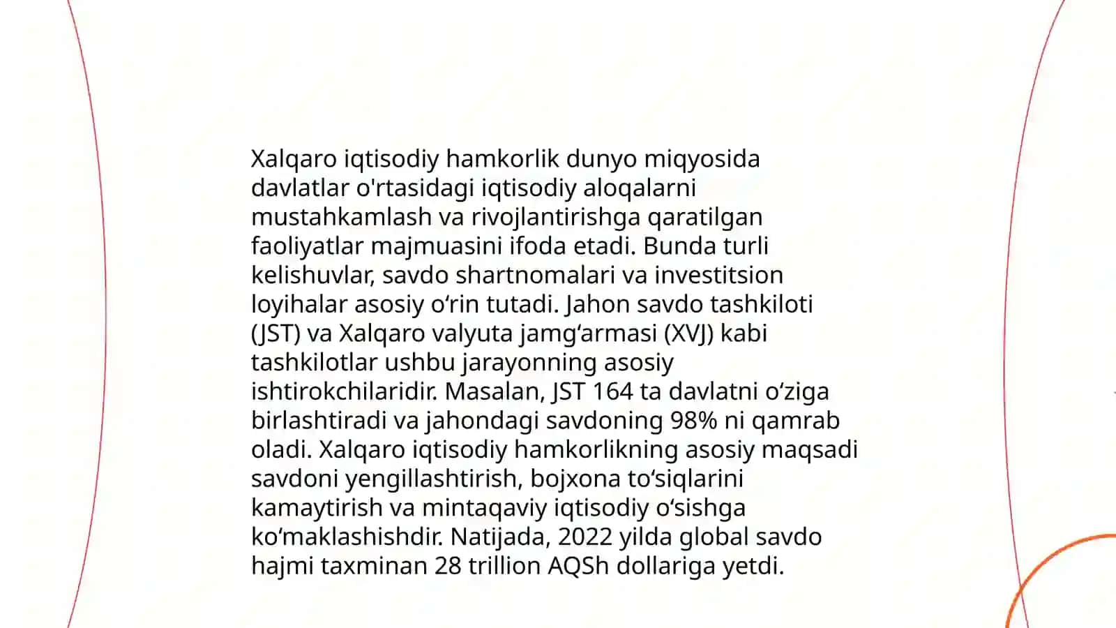 Xalqaro iqtisodiy hamkorlik 3
