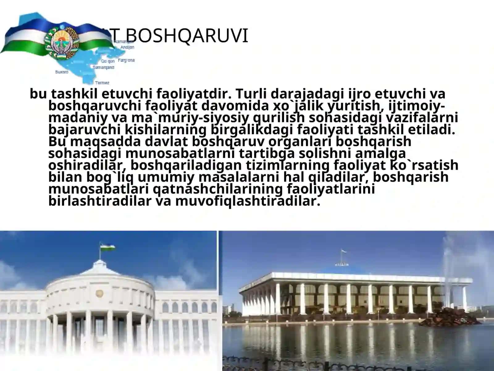 Davlat boshqaruv tizimi 3