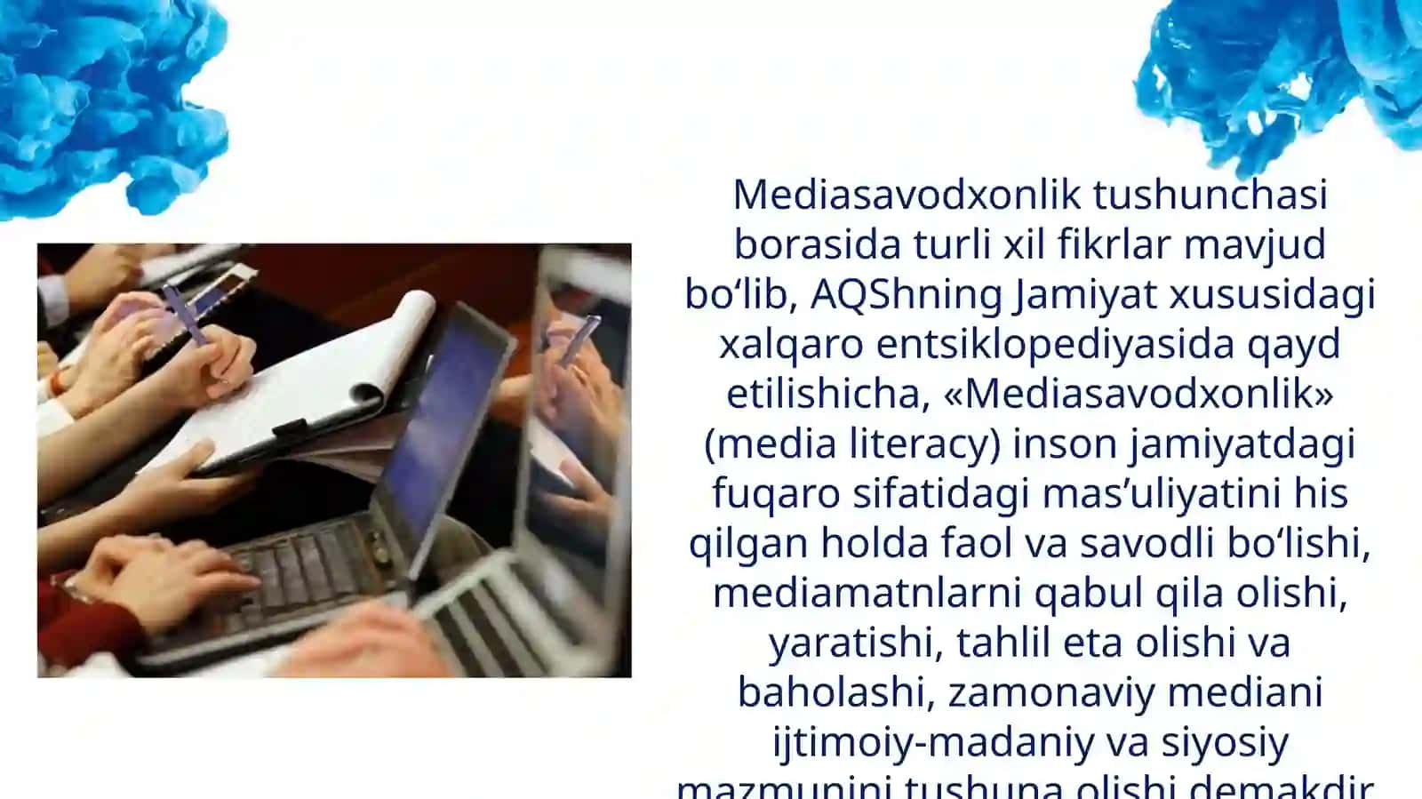 Mediasavodxonlik va axborot fanining jamiyatdagi o'rni 3