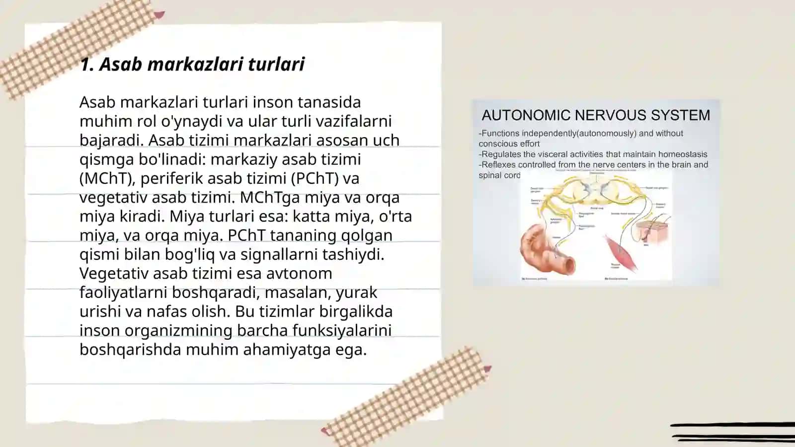 asab markazlari xossalari 3