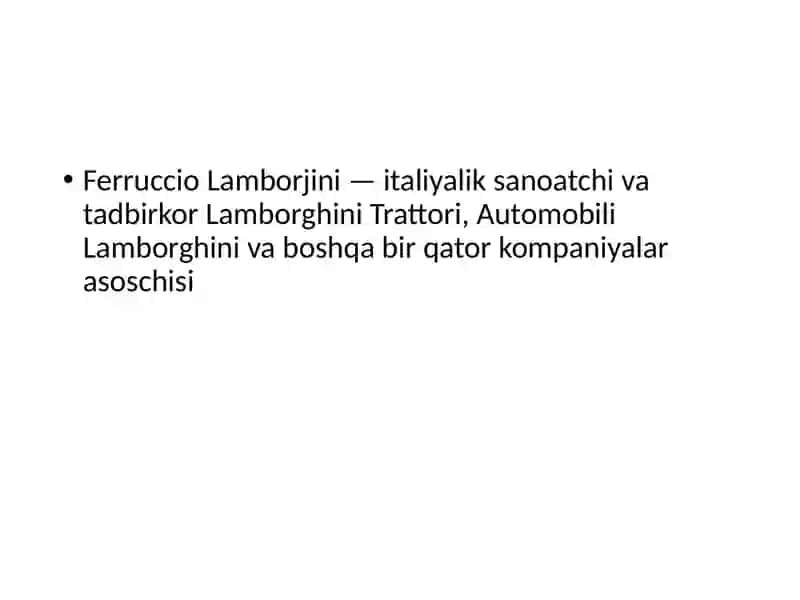 Ferruccio Lamborghini 3