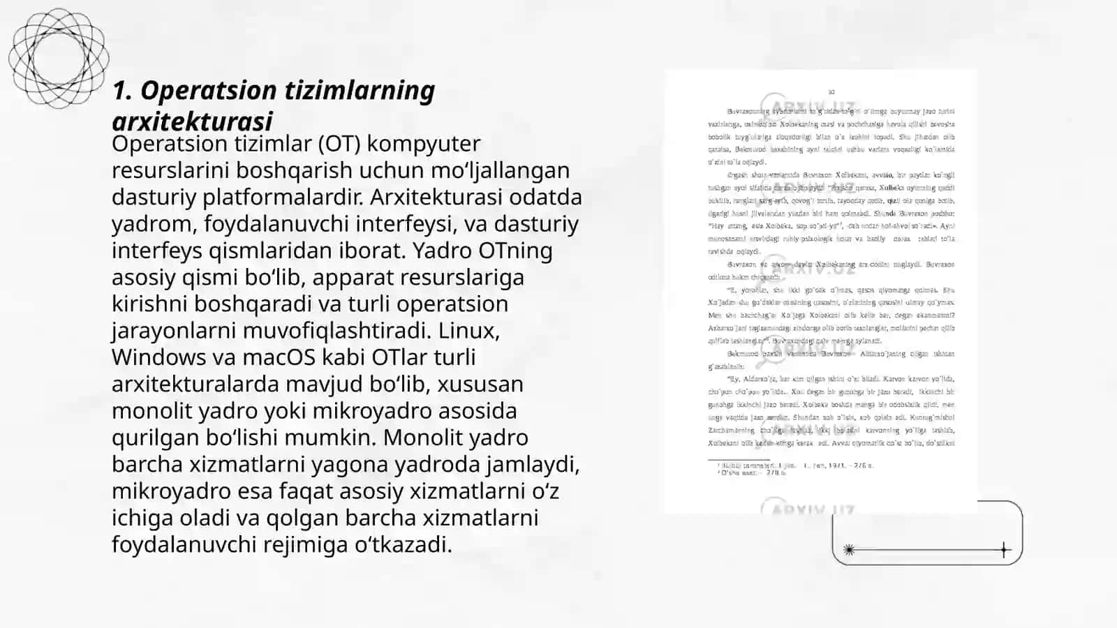 Zamonaviy operatsiyon tizimlarning qiyosiy tahlili 3