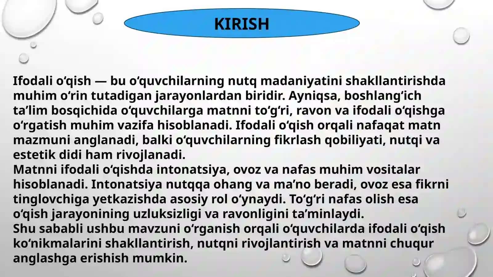 O’QITUVCHI NUTQI MADANIYATI FANIDAN 3