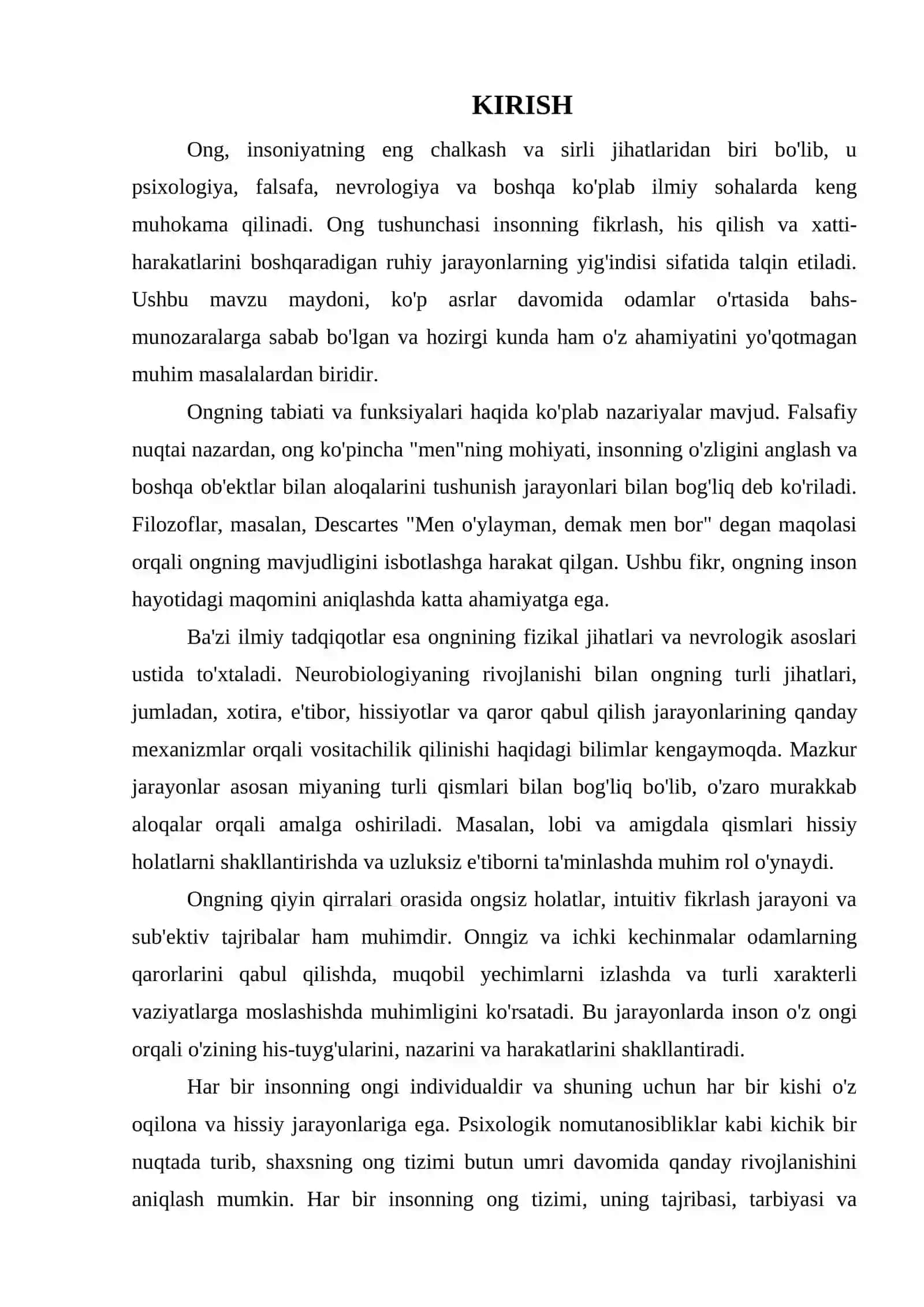 Ong haqida tushuncha 3