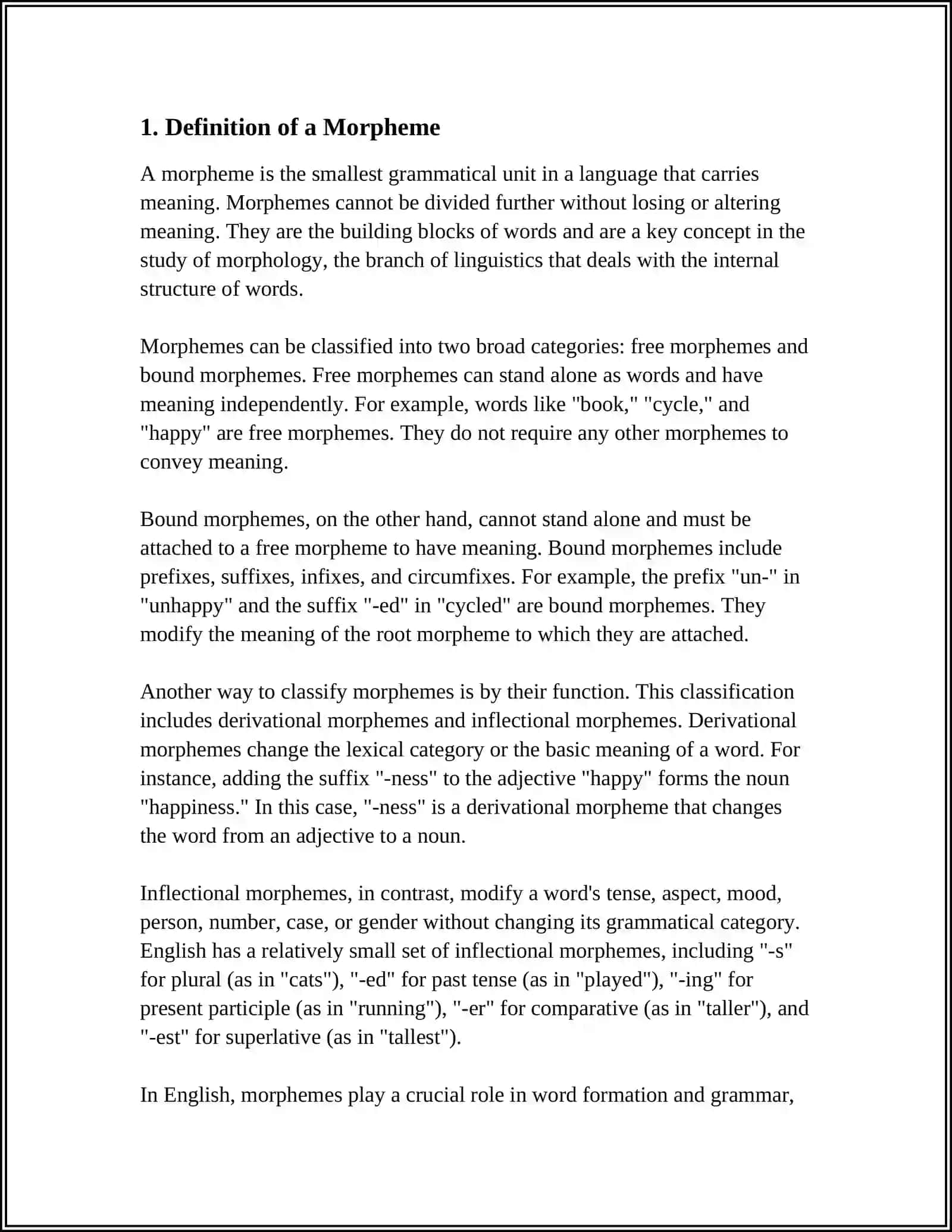 MORPHEME 3