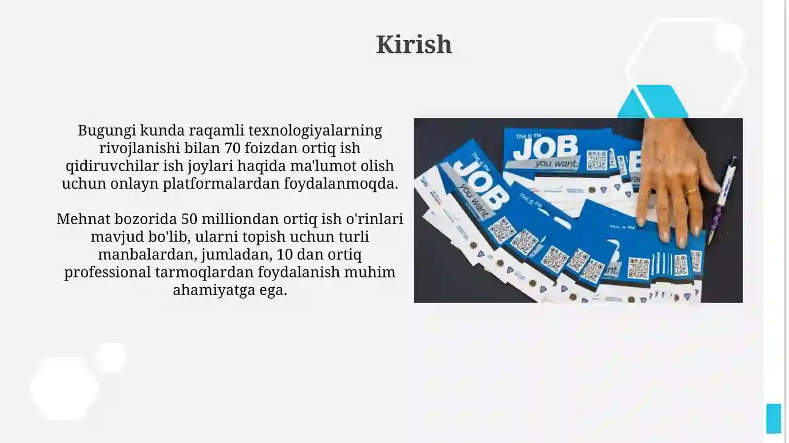 Ish orinlari boyicha malumotlar bilan tanishish manbalari 3