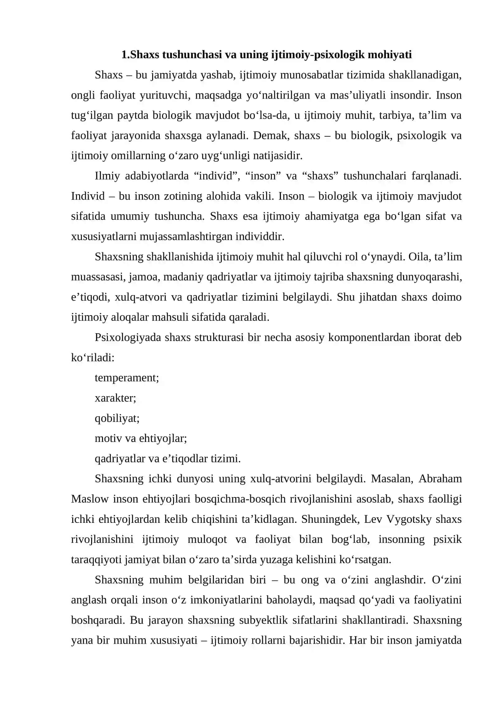 Shaxs Boshqaruvining Obyekti va Subyekti Sifatida 3