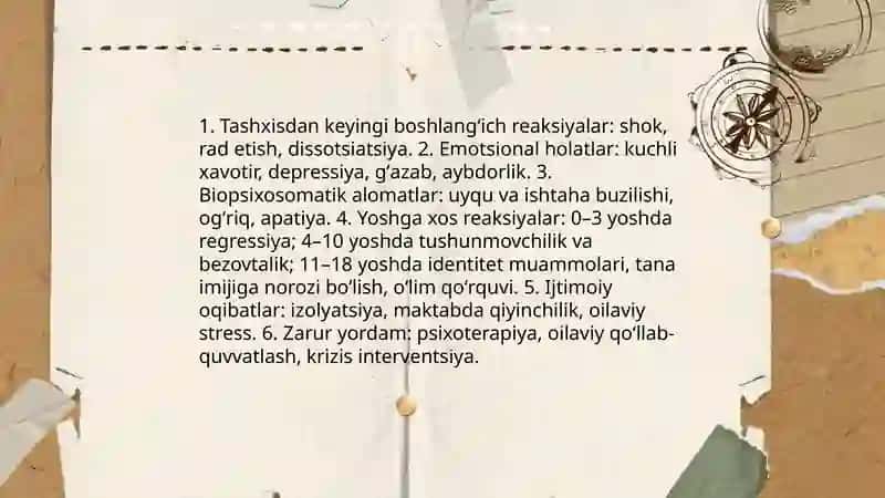 Bolalar onkalogiyasining ijtimoiy psixalagik muammolari 3