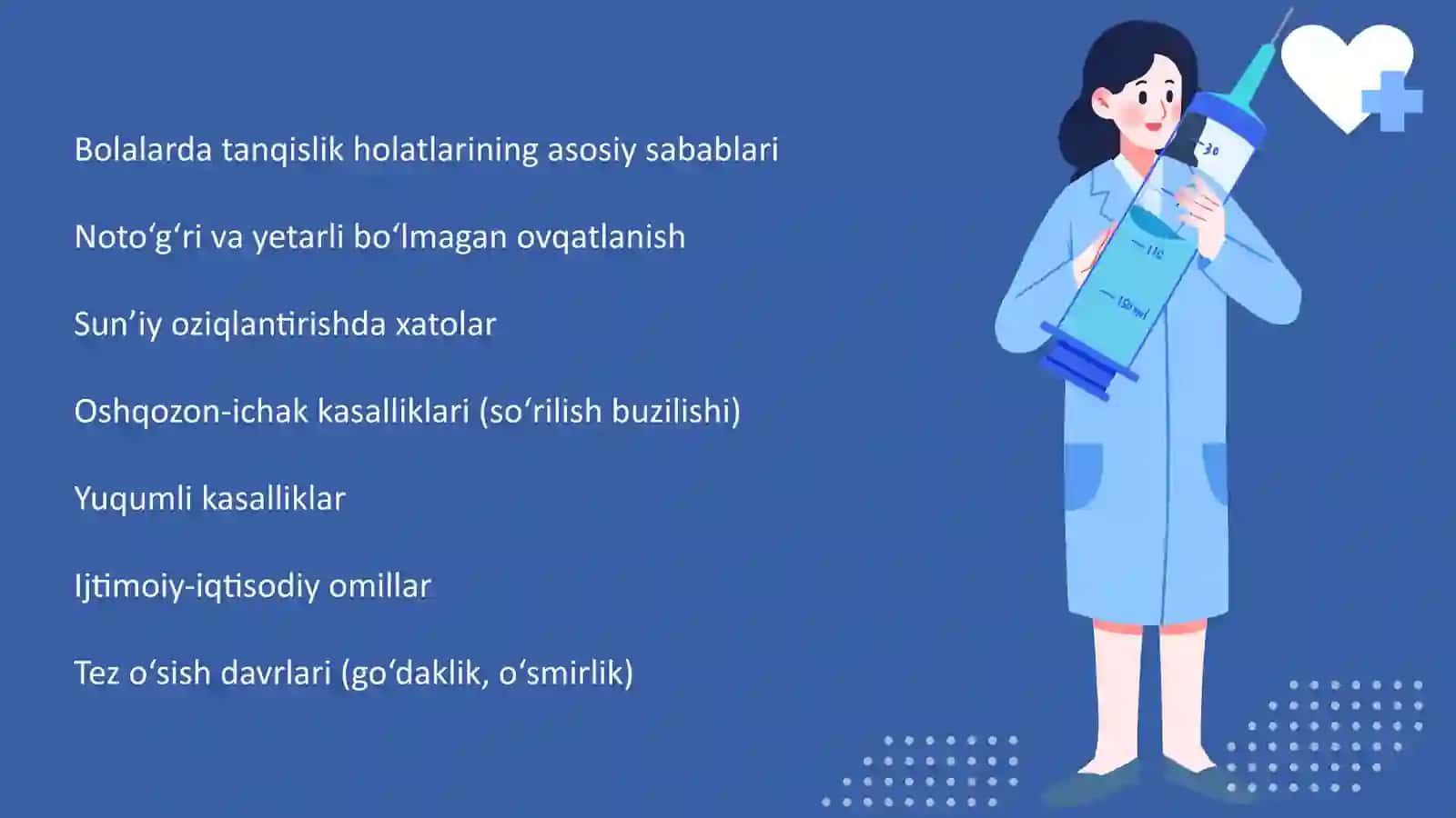 BOLALARDA TANQISLIK HOLATLARI 3