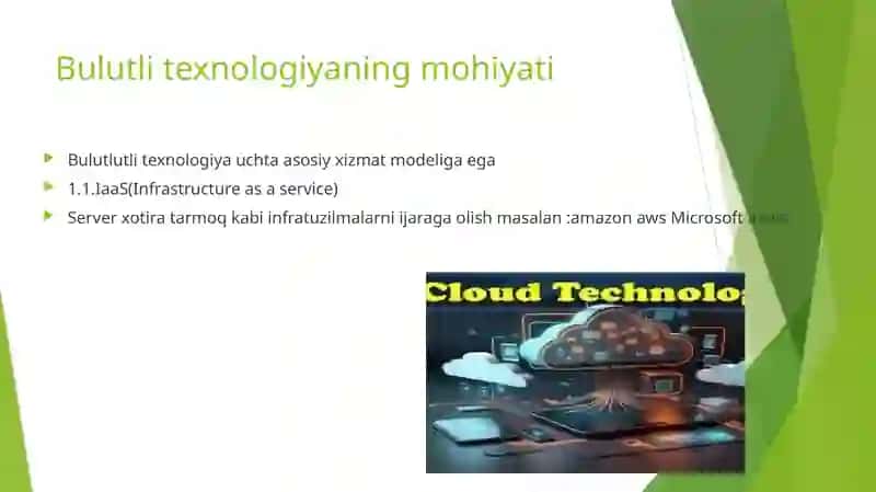Bulutli texnologiyalardan foydalanish 3