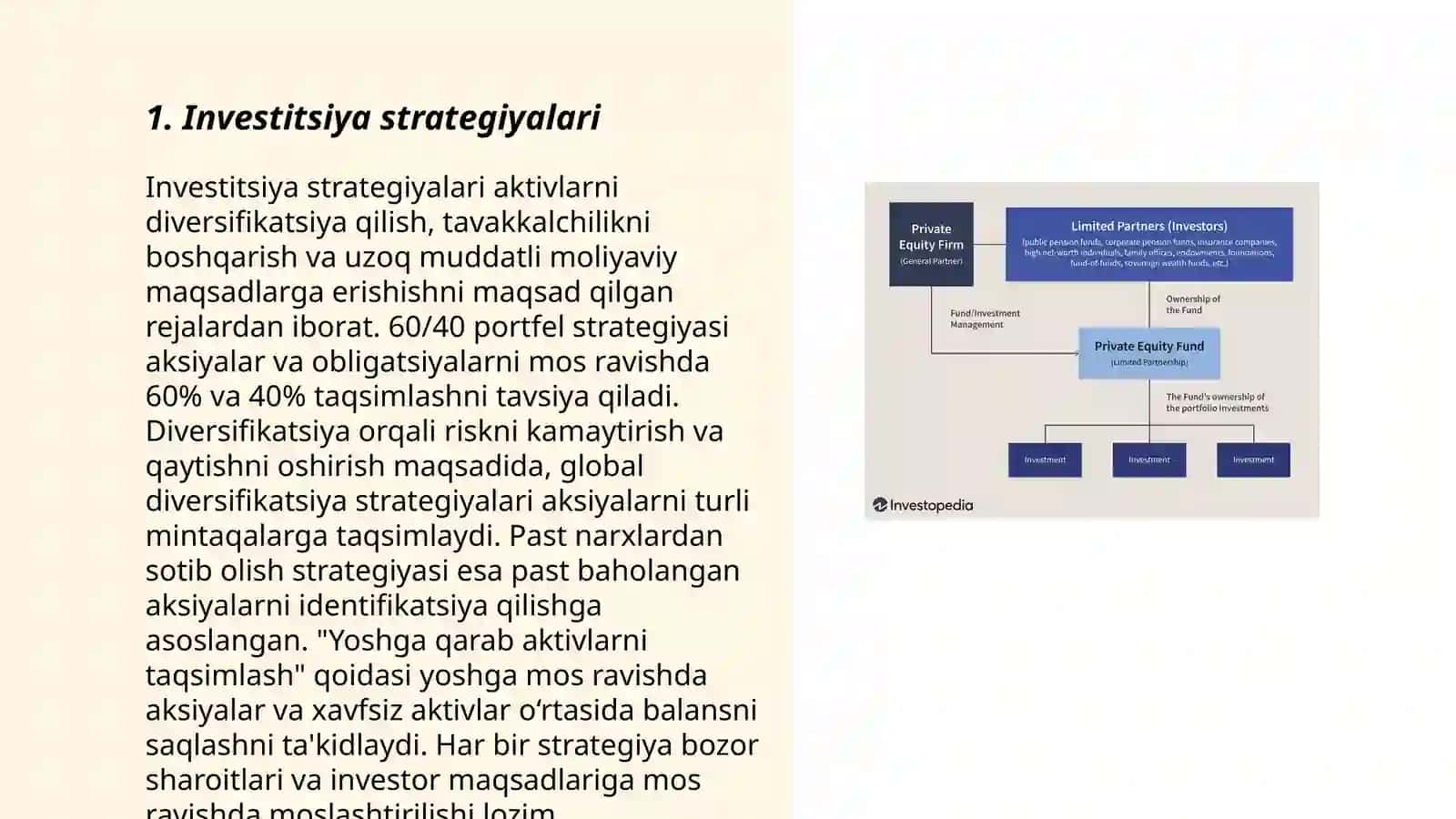 Investitsiya strategiyalari 3