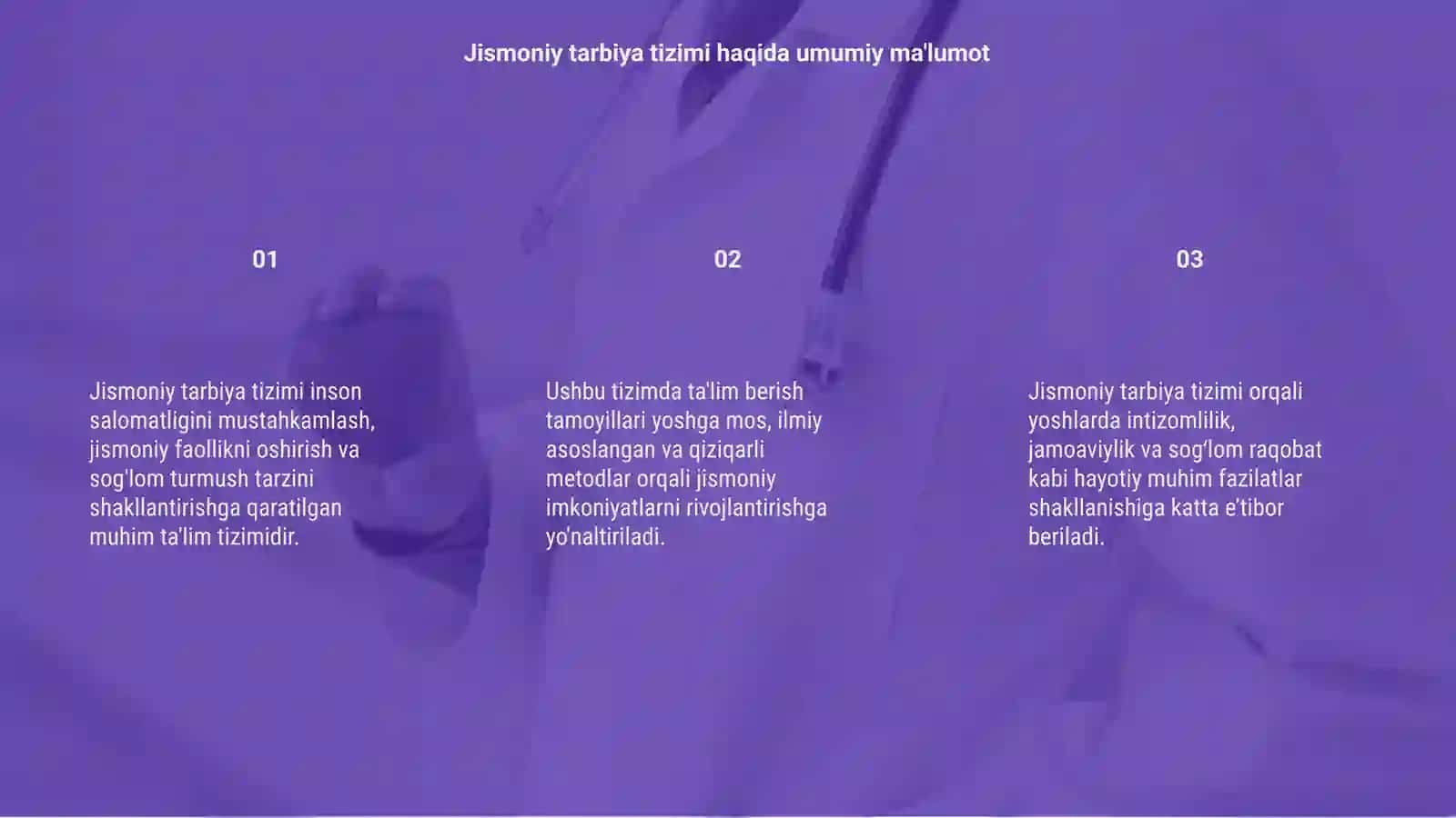 Jismoniy tarbiya tizimida ta'lim tarbiya berish tamoyillari 3