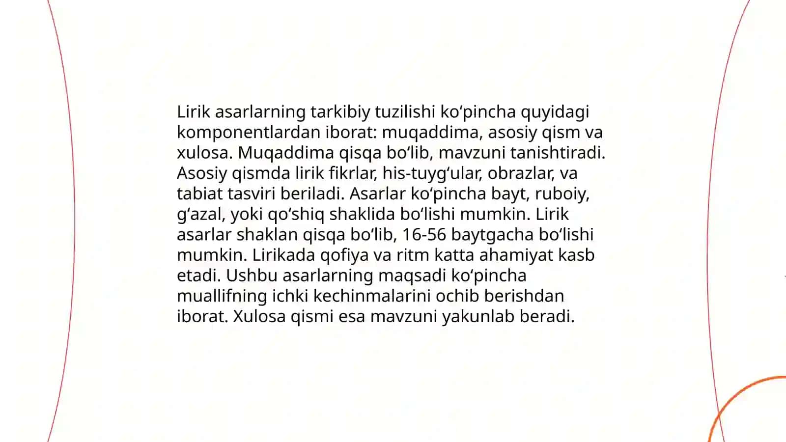 Lirik asarlarni tahlil qilish metodikasi 3