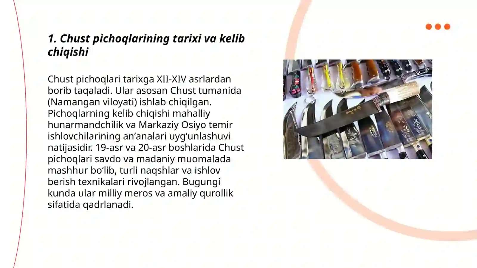 Chust pichoqlari 3