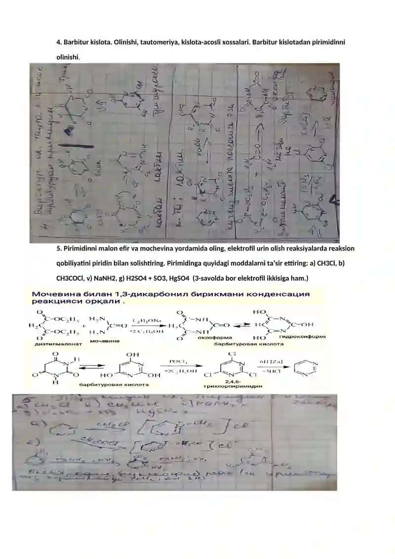 Piridinning elektron tuzilishi va aromatikligi 3