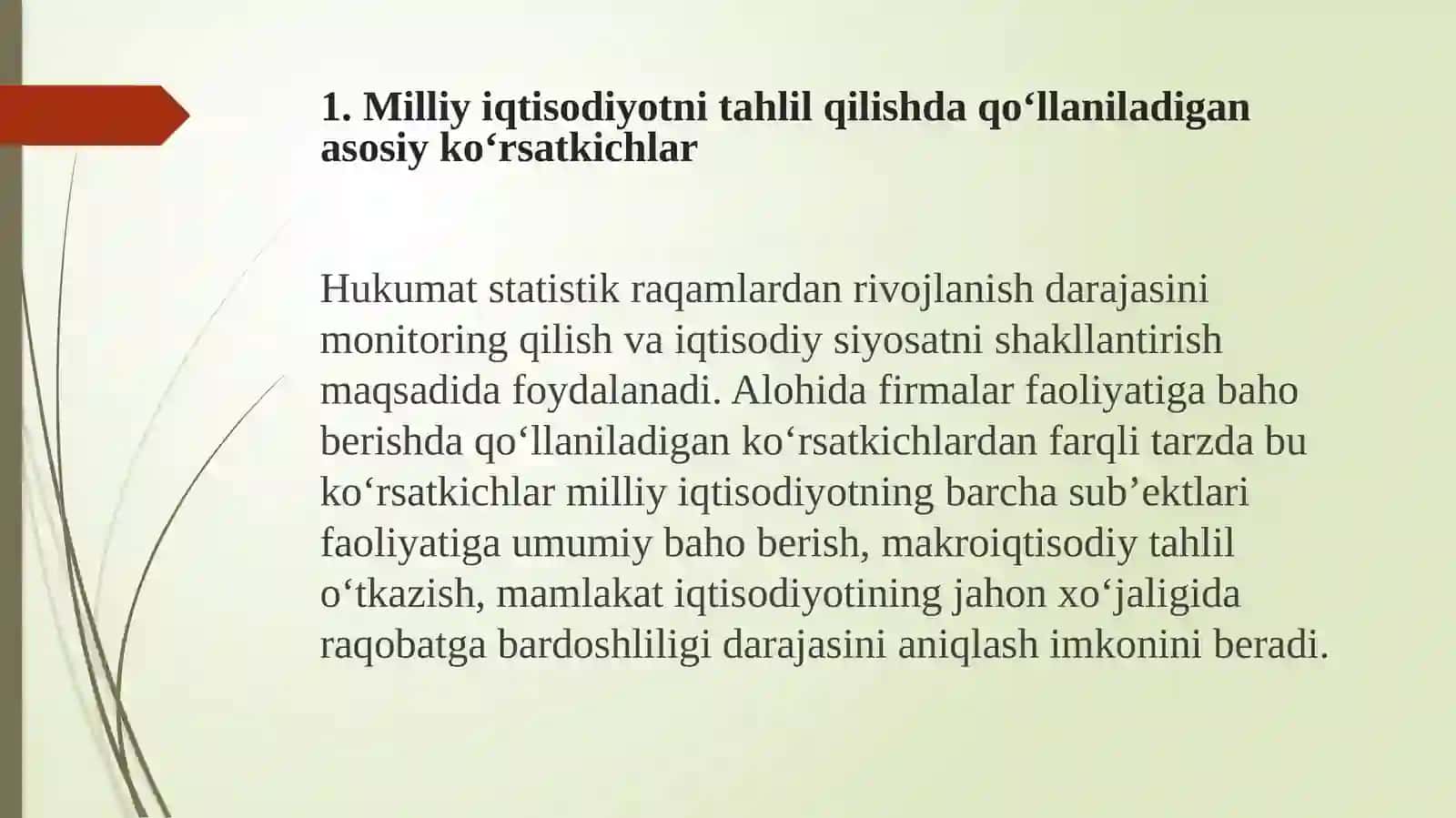Asosiy makroiqtisodiy ko’rsatkichlar 3